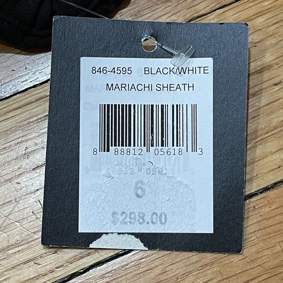 Nanette Lepore Mariachi Sheath Womens Boho Dress Size 6 Embroidered Black NEW - Picture 8 of 16